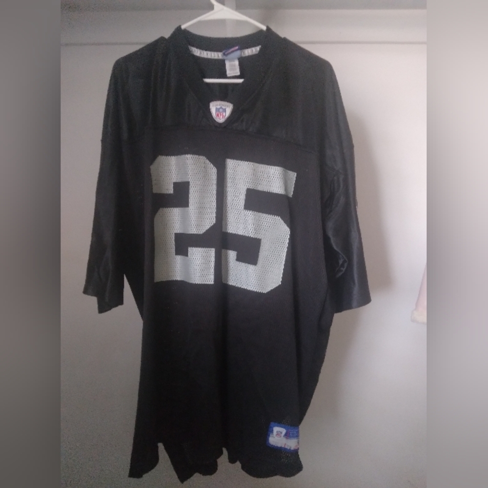 Vintage NFL Oakland Raiders Charlie Garner #25 Jersey Size XXL.